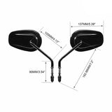 8mm-Rear-View-Side-Mirrors-for-Harley-Davidson-Touring-Road-King-Electra-Glide
